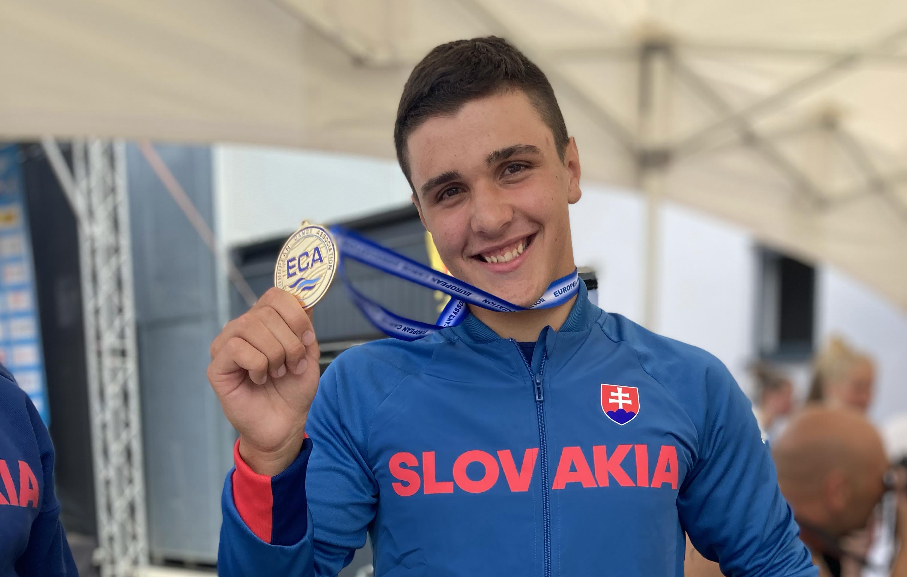 Samuel Krajčí je juniorský majster Európy, Rumanský tretí