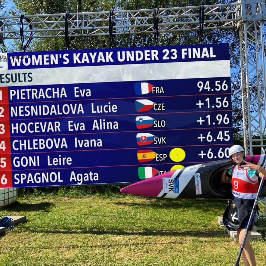 Ivana Chlebová štvrtá na Európe