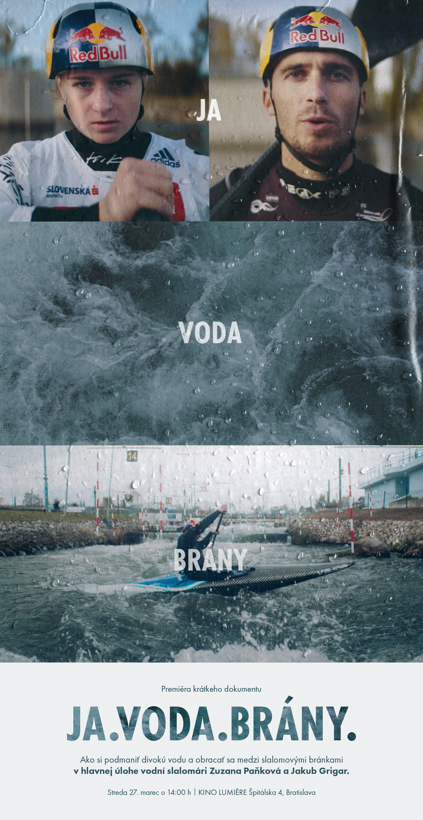 Pozvánka na premiéru krátkeho dokumentu Ja. Voda. Brány