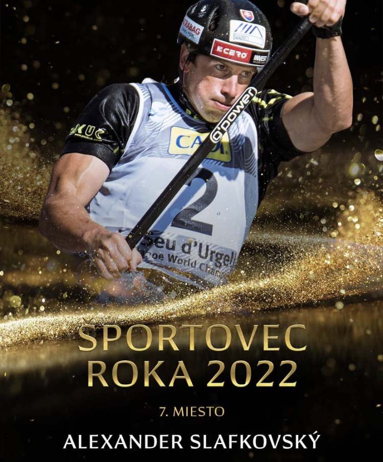 Kanoista Alexander Slafkovský obsadil 7. miesto v ankete Športovec roka 2022