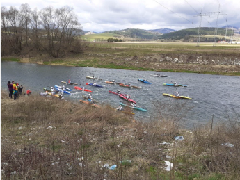 Prvé domáce preteky na rieke Kysuca